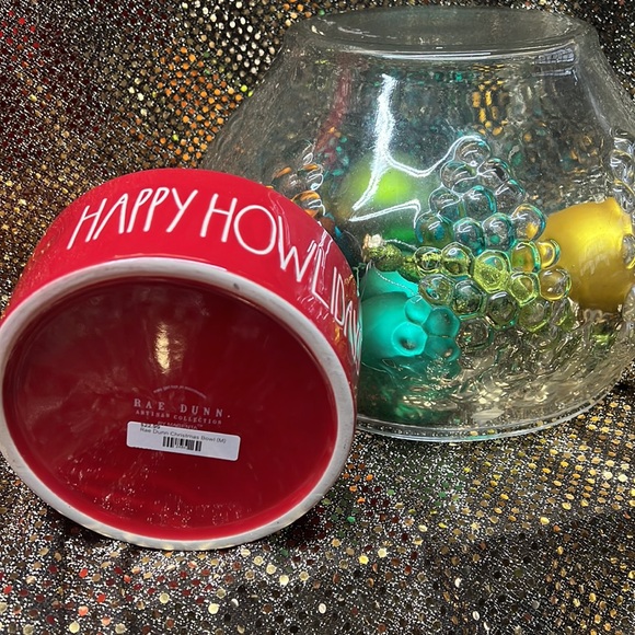 NWT medium Rae Dunn “Happy Howlidays” dog / puppy bowl — GIFTABLE - Picture 6 of 7